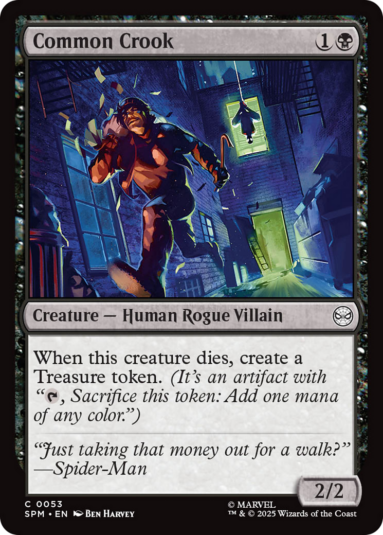 Common Crook [Marvel's Spider-Man] - Magic: The Gathering - Card Brawlers | Quebec | Canada |