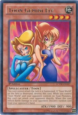 Toon Gemini Elf [LCYW-EN107] Rare - Yu-Gi-Oh! - Card Brawlers | Quebec | Canada |