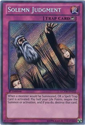 Solemn Judgment [LCYW-EN152] Secret Rare - Yu-Gi-Oh! - Card Brawlers | Quebec | Canada |