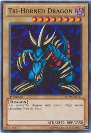 Tri-Horned Dragon [LCYW-EN157] Super Rare - Yu-Gi-Oh! - Card Brawlers | Quebec | Canada |