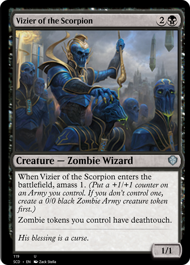 Vizier of the Scorpion [Starter Commander Decks] - Magic: The Gathering - Card Brawlers | Quebec | Canada |