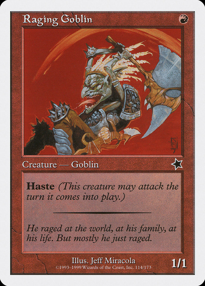 Raging Goblin [Starter 1999] - Magic: The Gathering - Card Brawlers | Quebec | Canada |