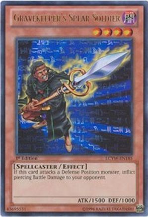Gravekeeper's Spear Soldier [LCYW-EN185] Ultra Rare - Yu-Gi-Oh! - Card Brawlers | Quebec | Canada |
