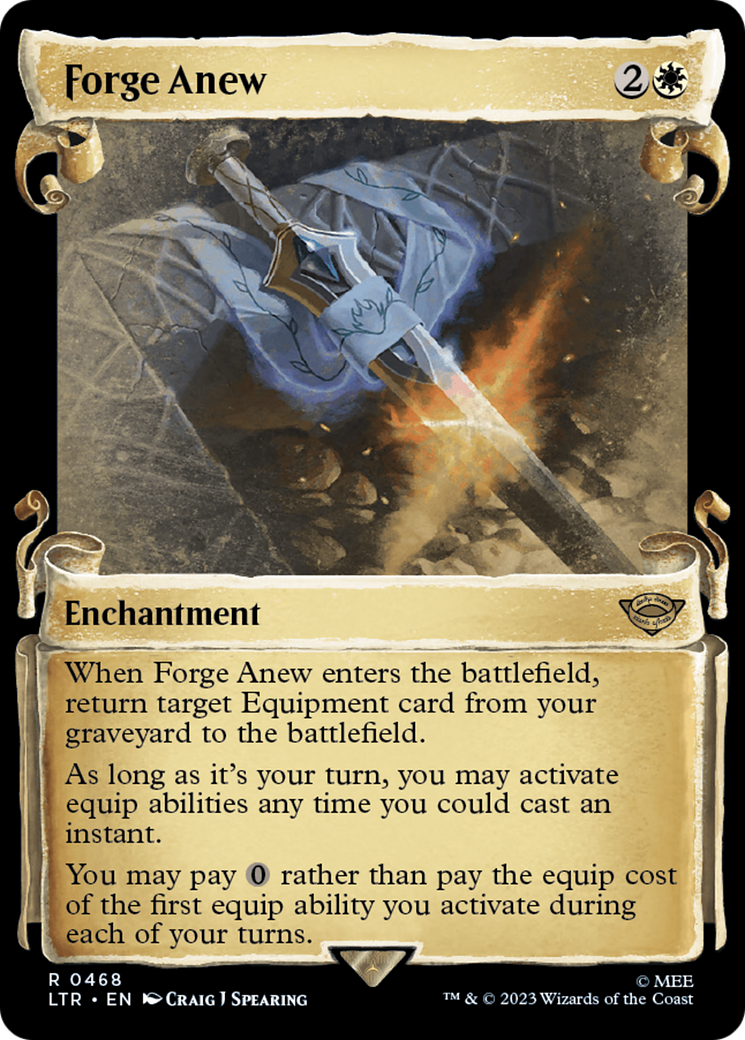 Forge Anew [The Lord of the Rings: Tales of Middle-Earth Showcase Scrolls] - Magic: The Gathering - Card Brawlers | Quebec | Canada |