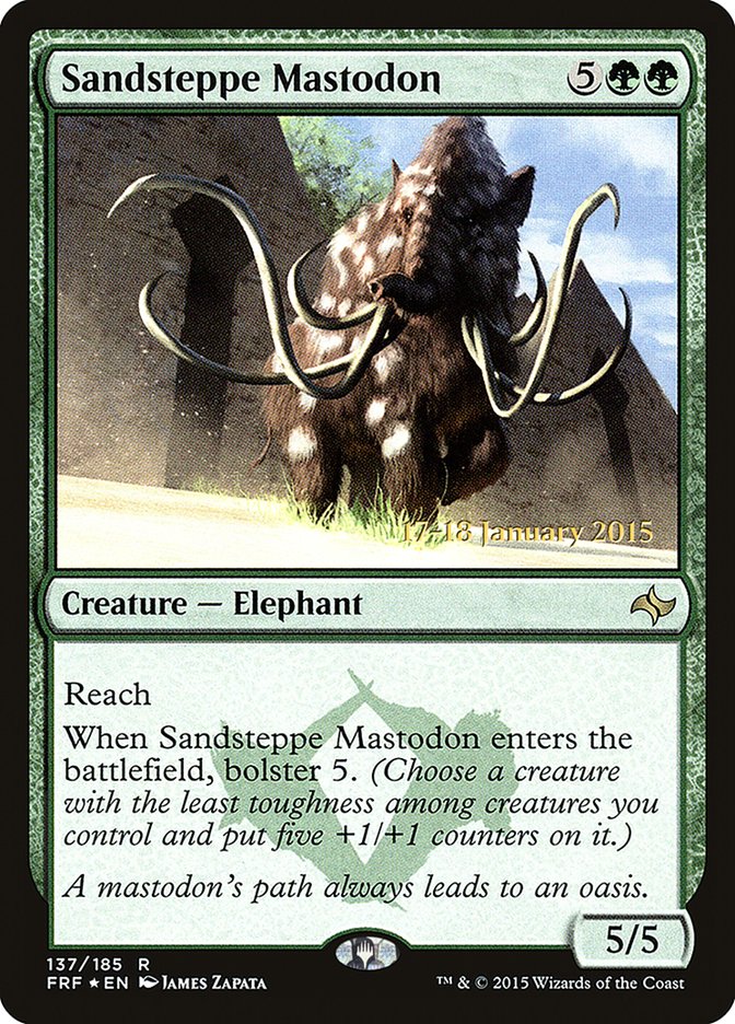 Sandsteppe Mastodon [Fate Reforged Prerelease Promos] - Magic: The Gathering - Card Brawlers | Quebec | Canada |