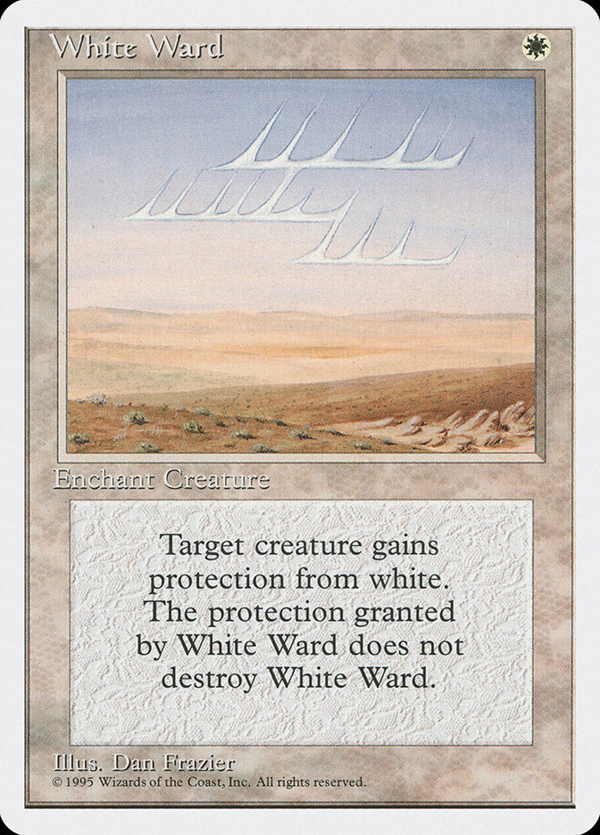 White Ward [Fourth Edition] - Magic: The Gathering - Card Brawlers | Quebec | Canada |