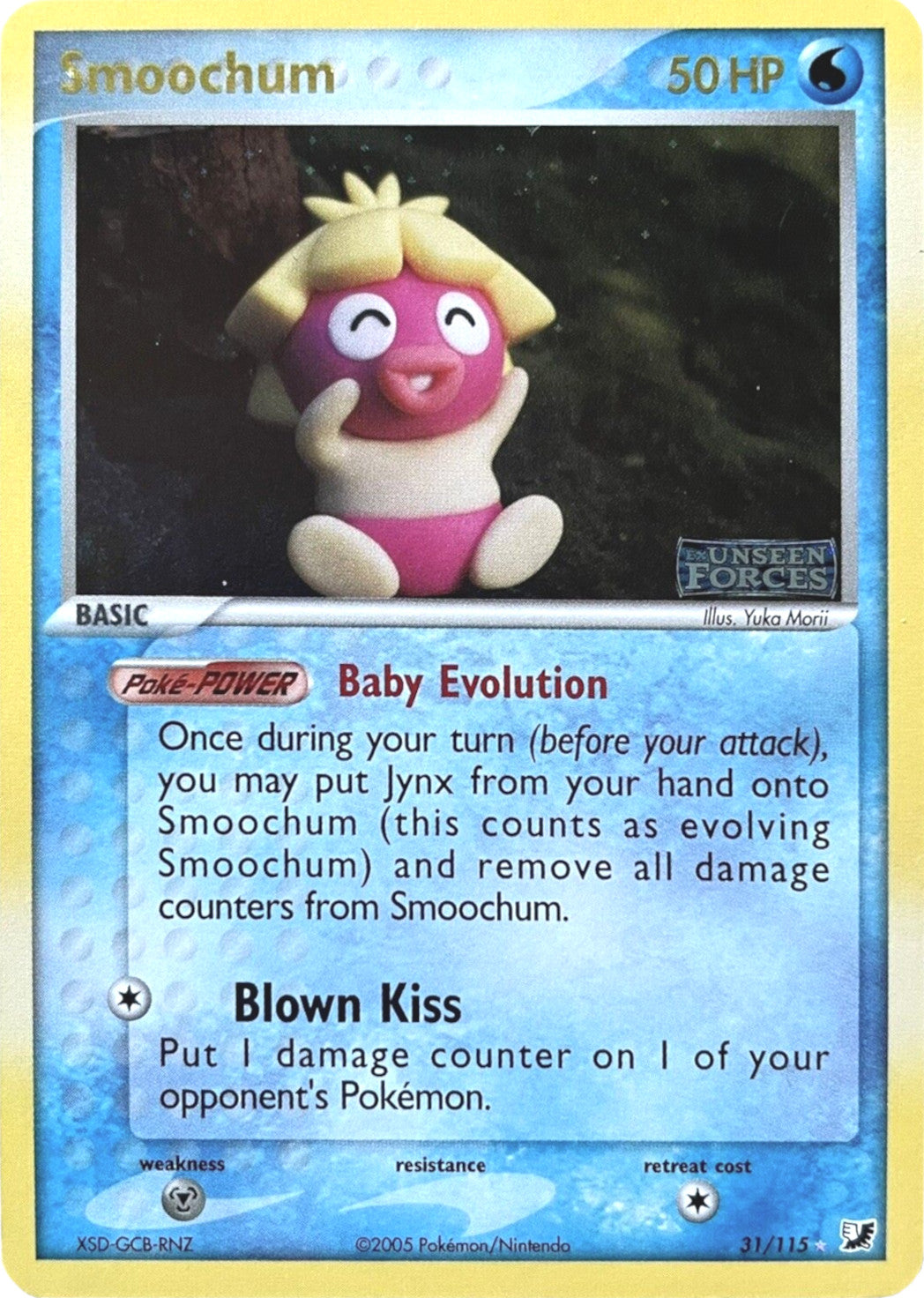 Smoochum (31/115) (Stamped) [EX: Unseen Forces] - Pokémon - Card Brawlers | Quebec | Canada |