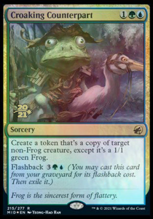 Croaking Counterpart [Innistrad: Midnight Hunt Prerelease Promos] - Magic: The Gathering - Card Brawlers | Quebec | Canada |