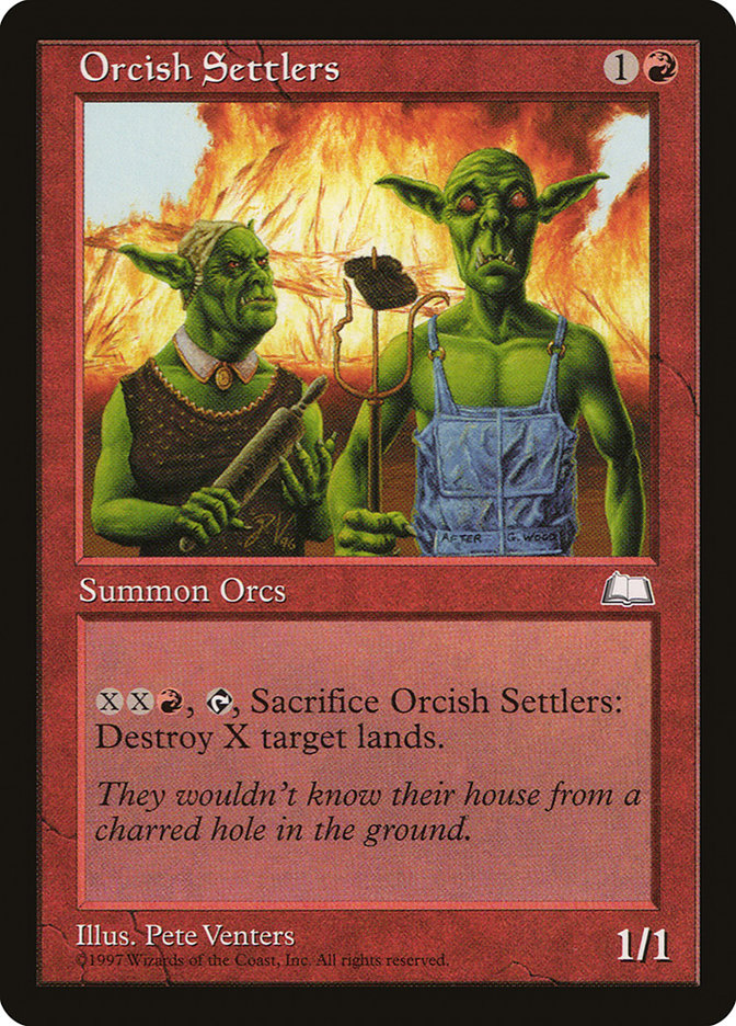 Orcish Settlers [Weatherlight] - Magic: The Gathering - Card Brawlers | Quebec | Canada |