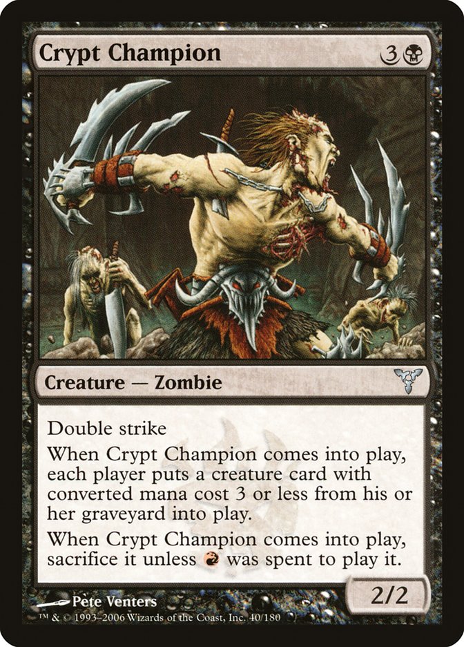 Crypt Champion [Dissension] - Magic: The Gathering - Card Brawlers | Quebec | Canada |