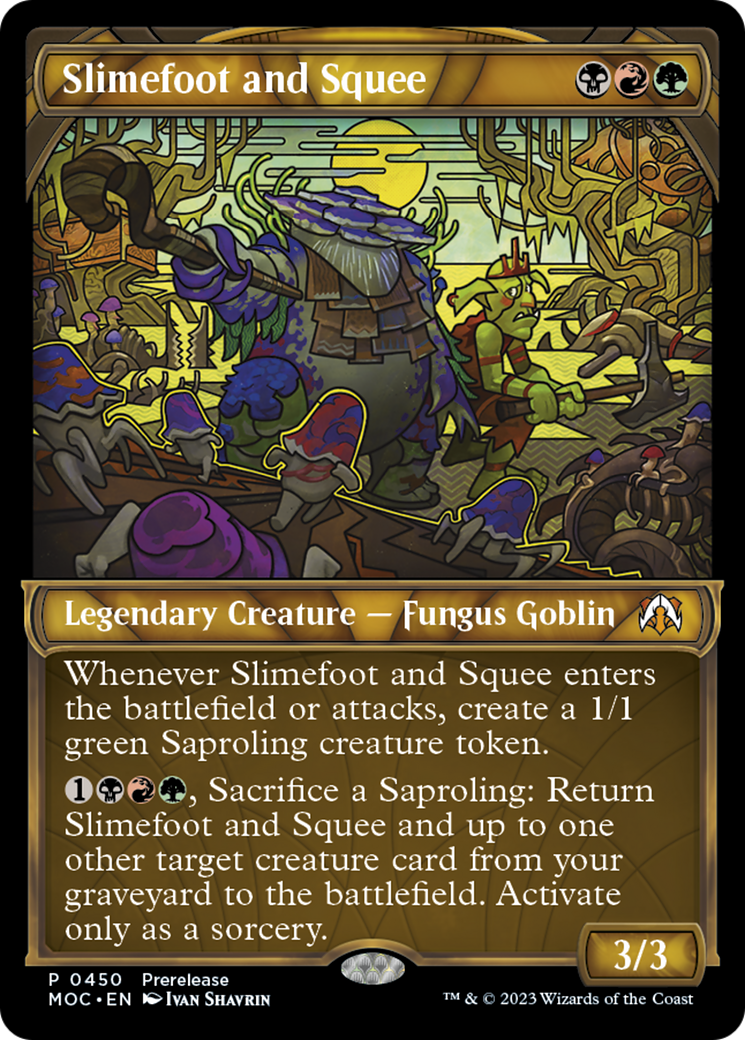 Slimefoot and Squee (Showcase Planar Booster Fun) [March of the Machine Commander Prerelease Promos] - Magic: The Gathering - Card Brawlers | Quebec | Canada |