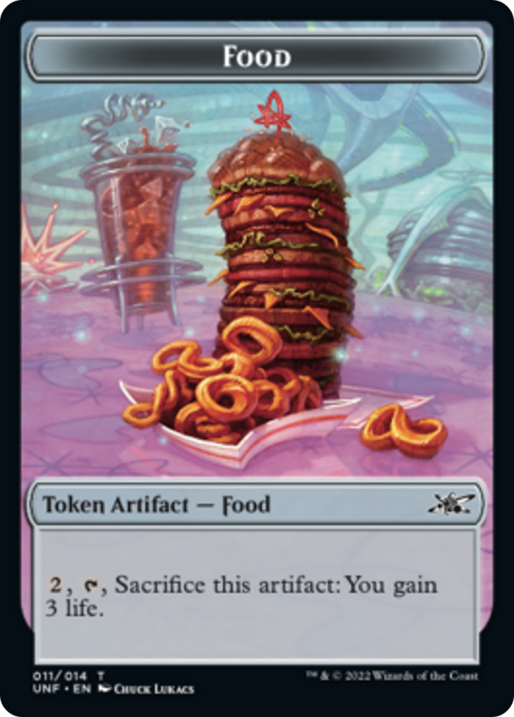 Cat // Food (11) Double-Sided Token [Unfinity Tokens] - Magic: The Gathering - Card Brawlers | Quebec | Canada |