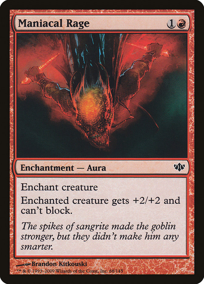 Maniacal Rage [Conflux] - Magic: The Gathering - Card Brawlers | Quebec | Canada |