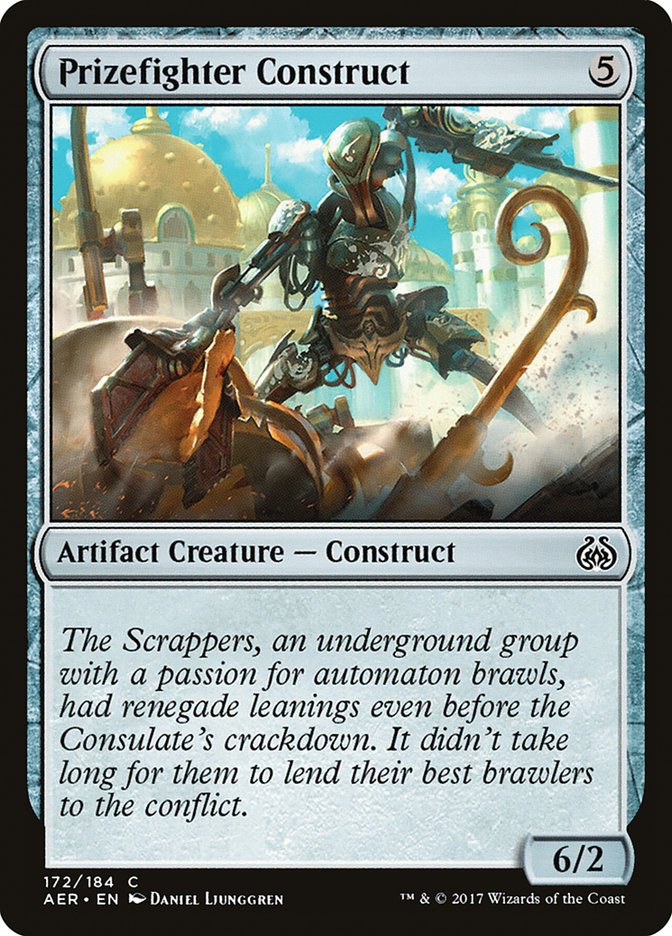 Prizefighter Construct [Aether Revolt] - Magic: The Gathering - Card Brawlers | Quebec | Canada |