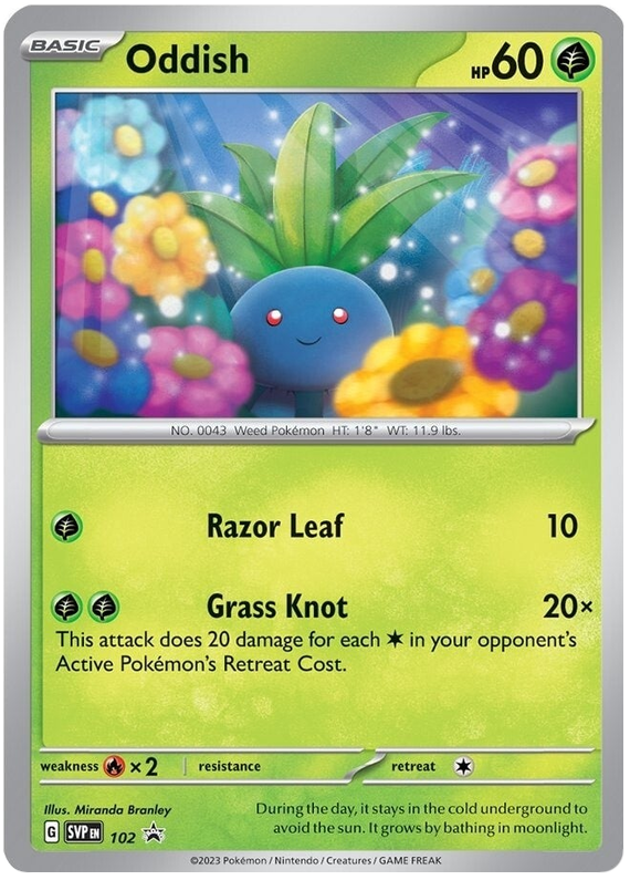 Oddish (102) [Scarlet & Violet: Black Star Promos] - Pokémon - Card Brawlers | Quebec | Canada |