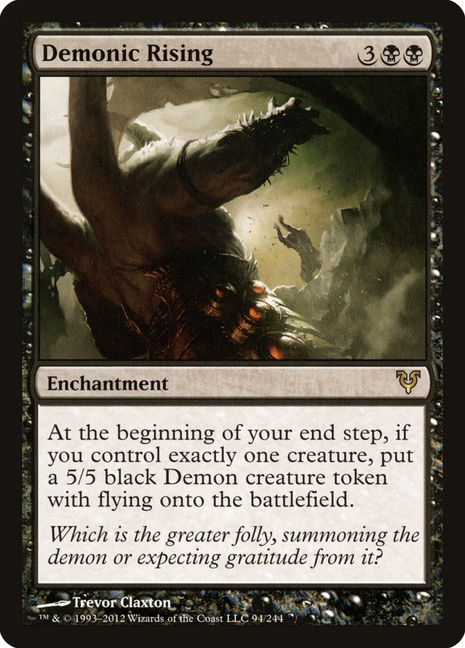 Demonic Rising [Avacyn Restored] - Magic: The Gathering - Card Brawlers | Quebec | Canada |