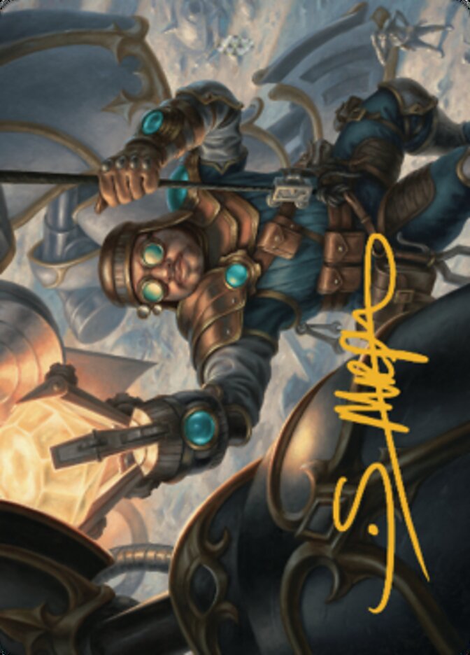 Powerstone Engineer Art Card (Gold-Stamped Signature) [The Brothers' War Art Series] - Magic: The Gathering - Card Brawlers | Quebec | Canada |
