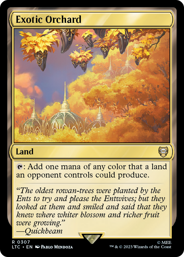 Exotic Orchard [The Lord of the Rings: Tales of Middle-Earth Commander] - Magic: The Gathering - Card Brawlers | Quebec | Canada |
