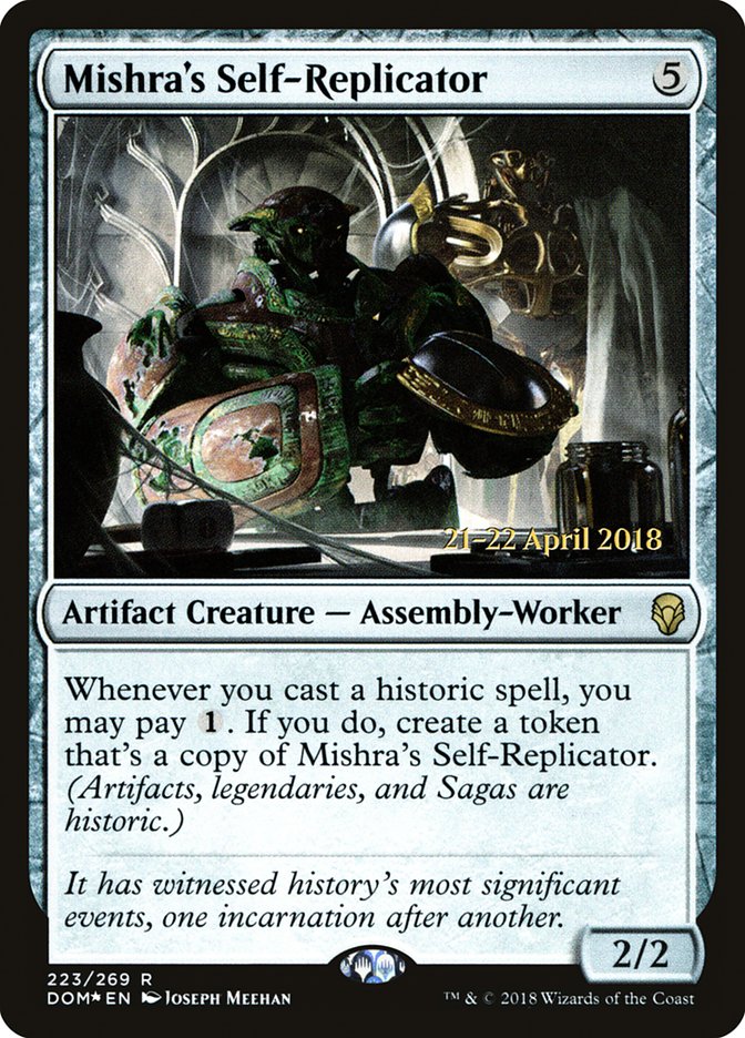 Mishra's Self-Replicator [Dominaria Prerelease Promos] - Magic: The Gathering - Card Brawlers | Quebec | Canada |
