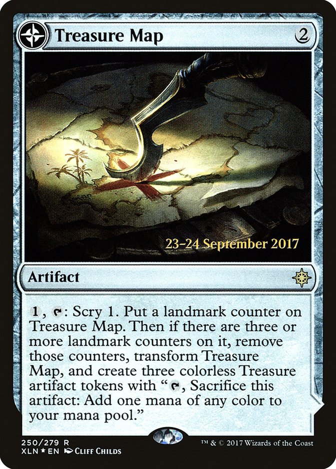 Treasure Map // Treasure Cove [Ixalan Prerelease Promos] - Magic: The Gathering - Card Brawlers | Quebec | Canada |