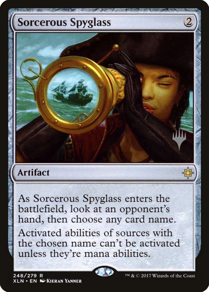 Sorcerous Spyglass (Promo Pack) [Ixalan Promos] - Magic: The Gathering - Card Brawlers | Quebec | Canada |