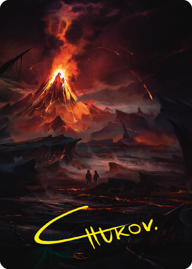 Valley of Gorgoroth Art Card (Gold-Stamped Signature) [The Lord of the Rings: Tales of Middle-earth Art Series] - Magic: The Gathering - Card Brawlers | Quebec | Canada |