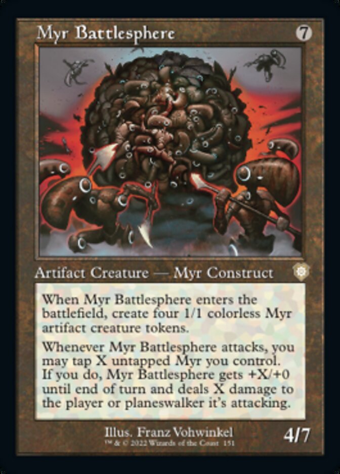 Myr Battlesphere (Retro) [The Brothers' War Commander] - Magic: The Gathering - Card Brawlers | Quebec | Canada |