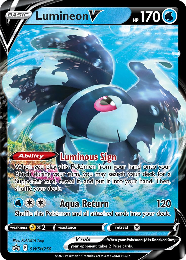 Lumineon V (SWSH250) [Sword & Shield: Black Star Promos] - Pokémon - Card Brawlers | Quebec | Canada |