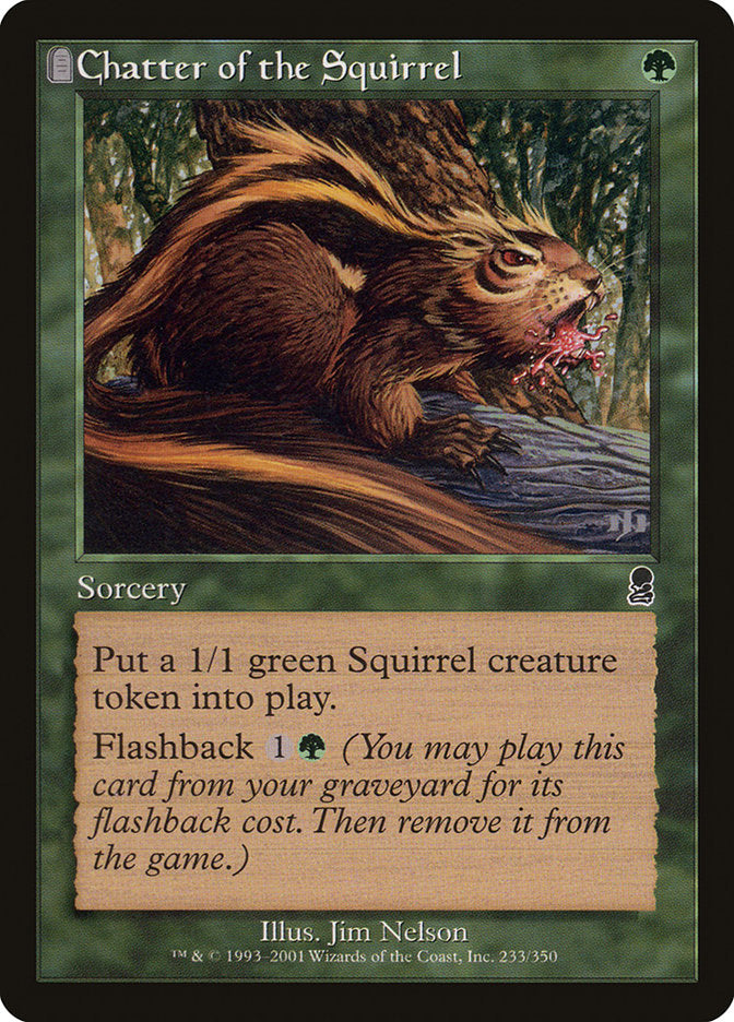 Chatter of the Squirrel [Odyssey] - Magic: The Gathering - Card Brawlers | Quebec | Canada |