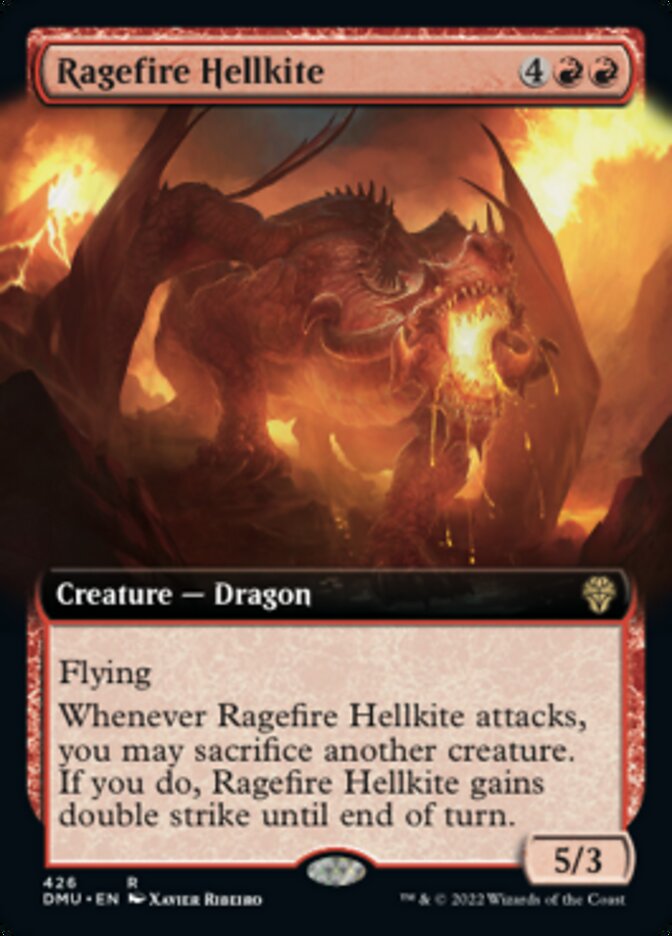 Ragefire Hellkite (Extended Art) [Dominaria United] - Magic: The Gathering - Card Brawlers | Quebec | Canada |