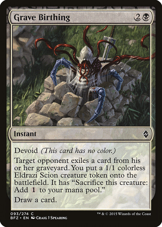 Grave Birthing [Battle for Zendikar] - Magic: The Gathering - Card Brawlers | Quebec | Canada |