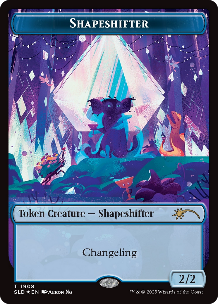 Shapeshifter Token (1908) (Double Rainbow Foil) [Secret Lair Drop Series] - Magic: The Gathering - Card Brawlers | Quebec | Canada |