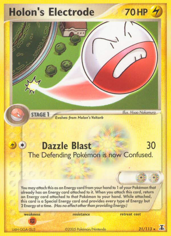 Holon's Electrode (21/113) [EX: Delta Species] - Pokémon - Card Brawlers | Quebec | Canada |