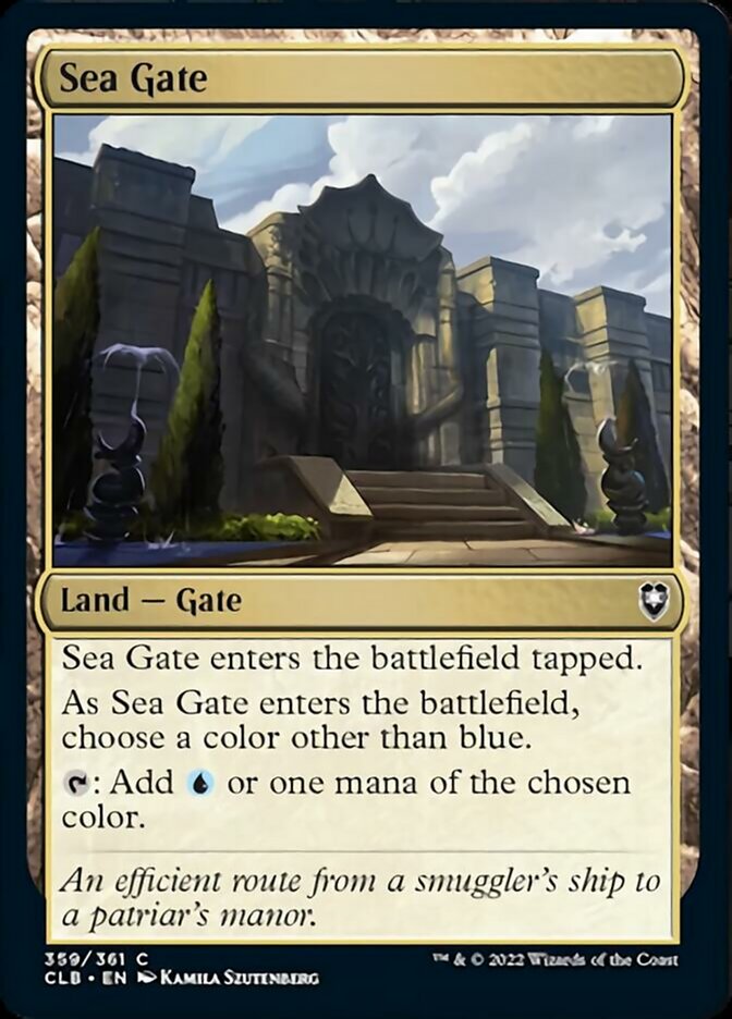 Sea Gate [Commander Legends: Battle for Baldur's Gate] - Magic: The Gathering - Card Brawlers | Quebec | Canada |