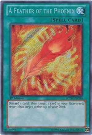 A Feather of the Phoenix [LCYW-EN280] Secret Rare - Yu-Gi-Oh! - Card Brawlers | Quebec | Canada |