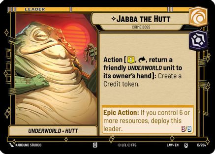 Jabba the Hutt - Crime Boss (15/264) - A Lawless Time - A Lawless Time - Card Brawlers | Quebec | Canada |