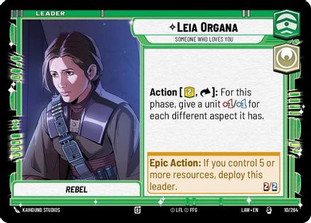 Leia Organa - Someone Who Loves You (10/264) - A Lawless Time - A Lawless Time - Card Brawlers | Quebec | Canada |