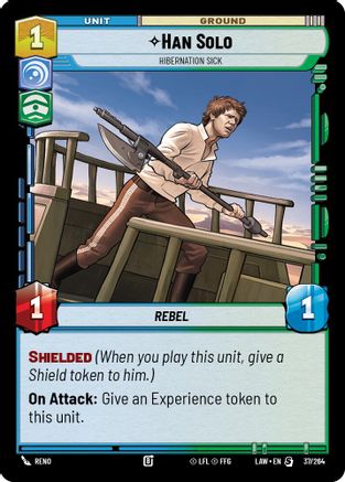Han Solo - Hibernation Sick (37/264) - A Lawless Time - A Lawless Time - Card Brawlers | Quebec | Canada |