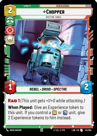 Chopper - Spectre Three (55/264) - A Lawless Time - A Lawless Time - Card Brawlers | Quebec | Canada |