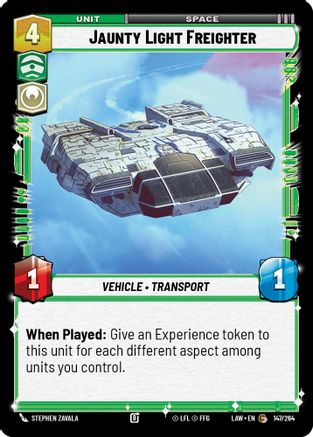 Jaunty Light Frieghter (147/264) - A Lawless Time - A Lawless Time - Card Brawlers | Quebec | Canada |