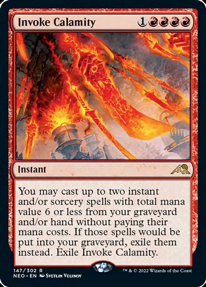 Invoke Calamity (Promo Pack) [Kamigawa: Neon Dynasty Promos] - Magic: The Gathering - Card Brawlers | Quebec | Canada |