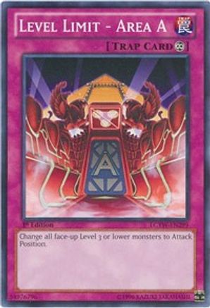 Level Limit - Area A [LCYW-EN299] Common - Yu-Gi-Oh! - Card Brawlers | Quebec | Canada |