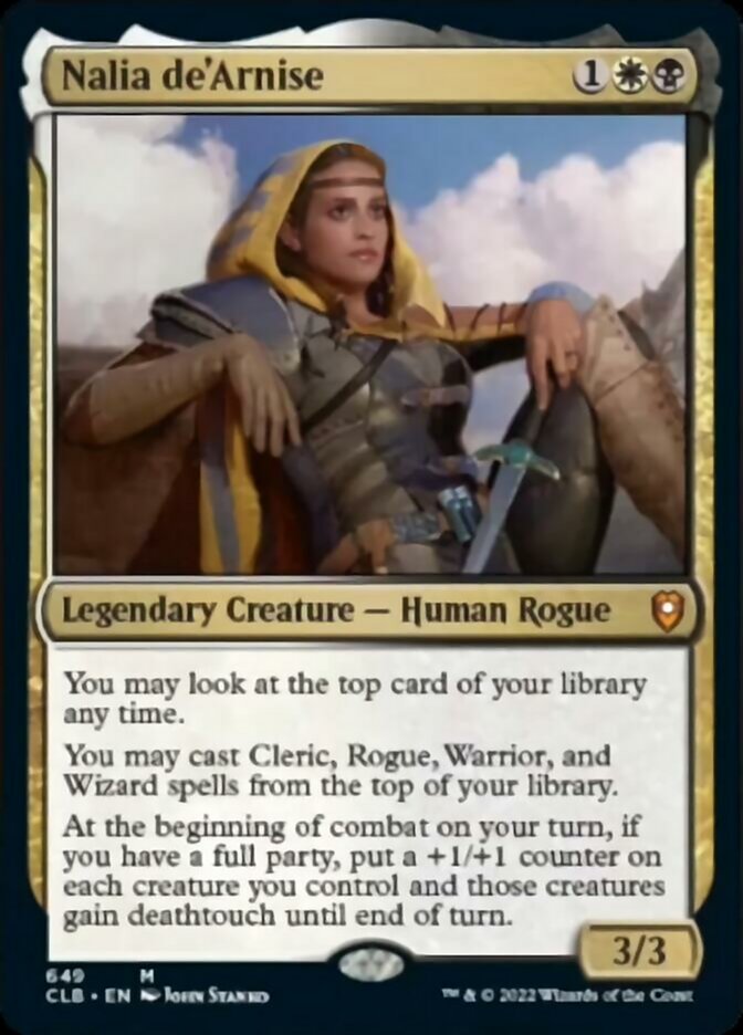 Nalia de'Arnise [Commander Legends: Battle for Baldur's Gate] - Magic: The Gathering - Card Brawlers | Quebec | Canada |