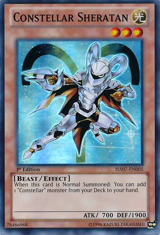 Constellar Sheratan [HA07-EN005] Super Rare - Yu-Gi-Oh! - Card Brawlers | Quebec | Canada |