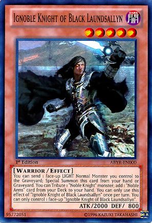 Ignoble Knight of Black Laundsallyn [ABYR-EN000] Super Rare - Yu-Gi-Oh! - Card Brawlers | Quebec | Canada |