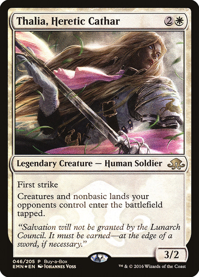 Thalia, Heretic Cathar (Buy-A-Box) [Eldritch Moon Promos] - Magic: The Gathering - Card Brawlers | Quebec | Canada |