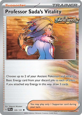 Professor Sada's Vitality (120/131) [Scarlet & Violet: Prismatic Evolutions] - Pokémon - Card Brawlers | Quebec | Canada |