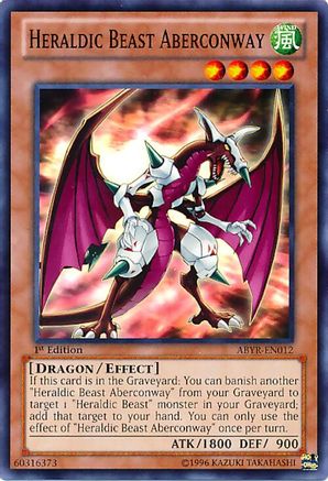 Heraldic Beast Aberconway [ABYR-EN012] Common - Yu-Gi-Oh! - Card Brawlers | Quebec | Canada |