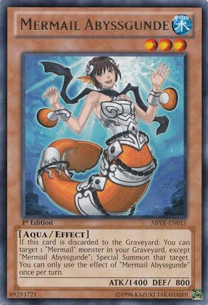 Mermail Abyssgunde [ABYR-EN015] Rare - Yu-Gi-Oh! - Card Brawlers | Quebec | Canada |