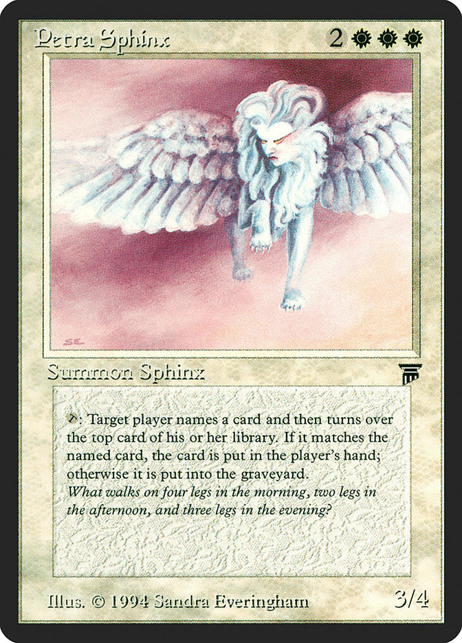 Petra Sphinx [Legends] - Magic: The Gathering - Card Brawlers | Quebec | Canada |